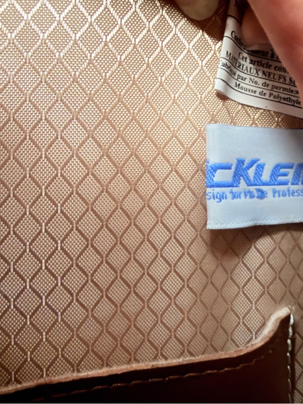 Vintage Brown Leather Briefcase Attache Case Klein Combination Lock Laptop Bag - Picture 7 of 8